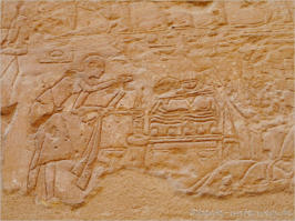 Wandmalereien im Luxor-Tempel, Luxor, Aegypten