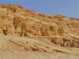 Umgebung von Deir el Bahri - Hatschepsut-Tempel, Aegypten