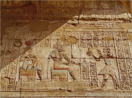 Mammisi im Horus-Tempel in Edfu, Aegypten