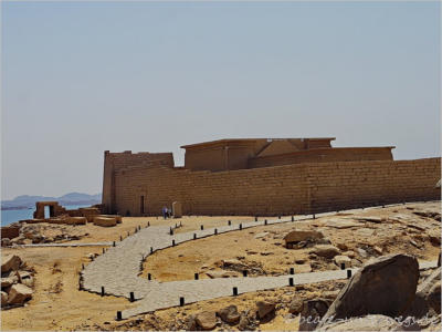 Blick auf den Kalabasha-Tempel, Nassersee, Aegypten