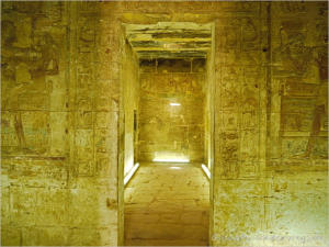 Innenansichten des Tempels von Amada, Nassersee, Aegypten