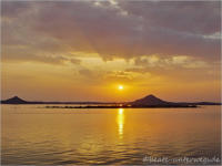 Sonnenaufgang über dem Nassersee, Aegypten