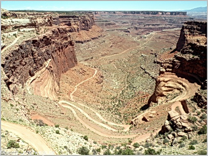 Canyonlands National Park, Shafer Trail Overlook