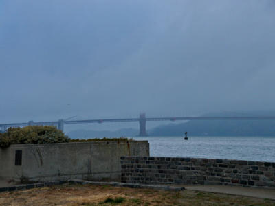 Golden Gate Bridge im Nebel, San Francisco, CA