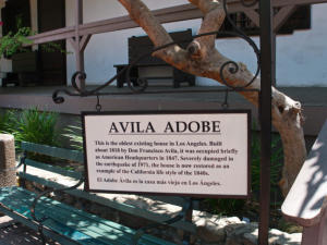 Avila Adobe, Los Angeles, CA