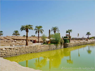 Der heilige See in Karnak, Luxor, Aegypten