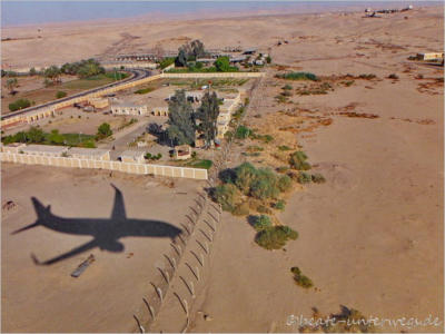 Anflug auf Luxor, Aegypten