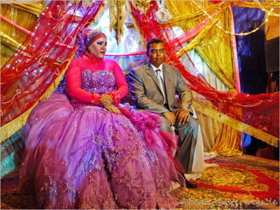 Hochzeitsfeierlichkeiten in Luxor, Aegypten