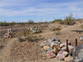 Castle Dome Mine - Friedhof