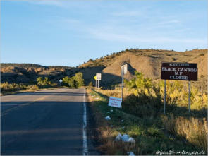 Zufahrt Black Canyon of the Gunnison NP
