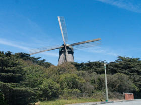 Windmühlen im Golden Gate Park, San Francisco, CA