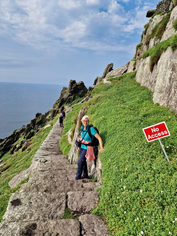 Abstieg von Skellig Michael