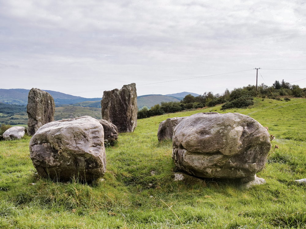 Aussicht vom Breeny More Stone Circle