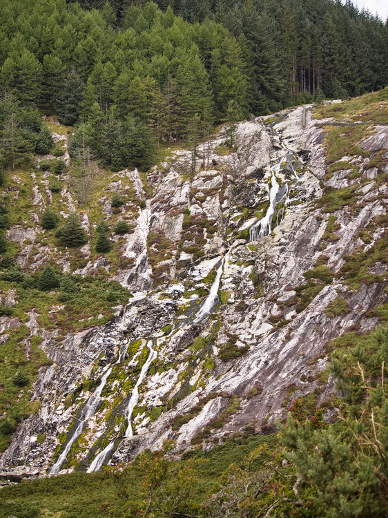 Wasserfall in den Wicklow Mountain