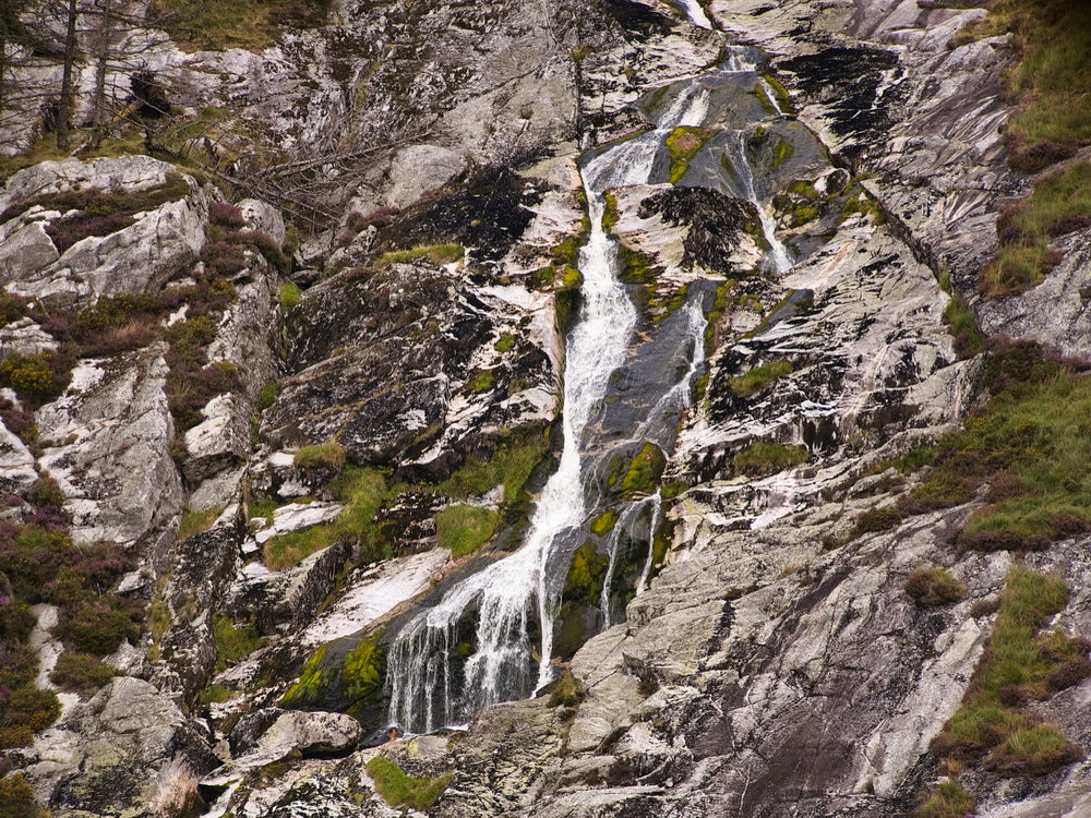 Wasserfall in den Wicklow Mountain