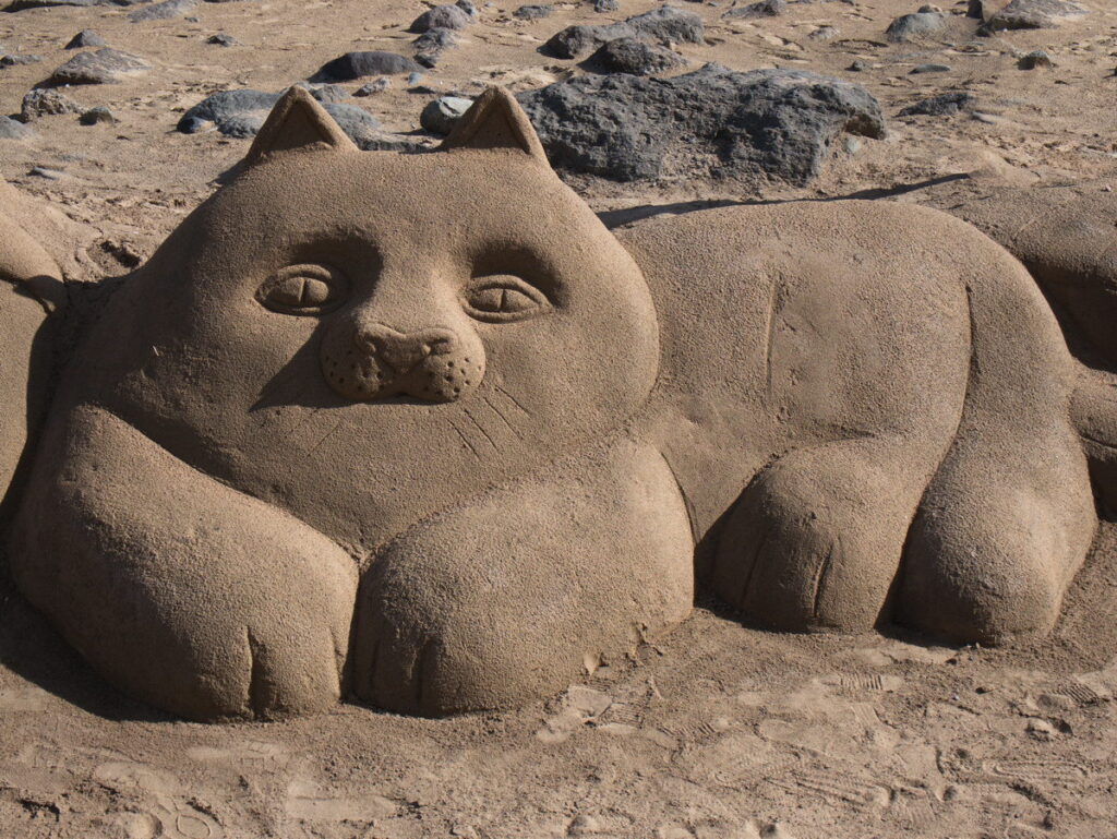 Sandskulpturen in Maspalomas